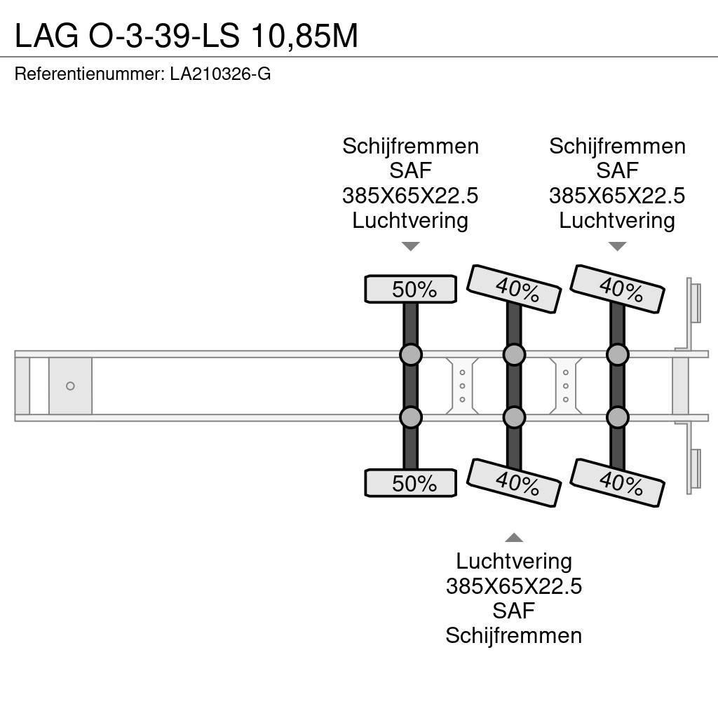 LAG O-3-39-LS 10,85M Vlakke laadvloeren