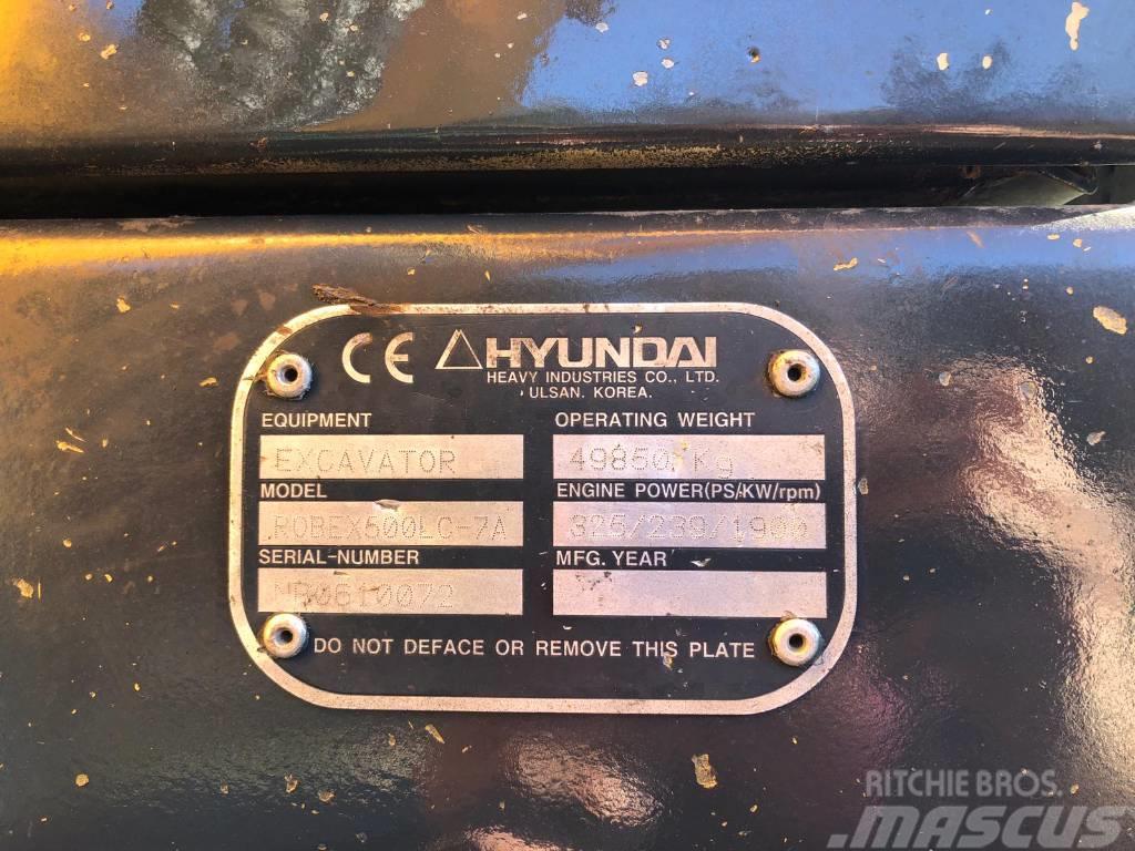 Hyundai R500LC-7A Rupsgraafmachines