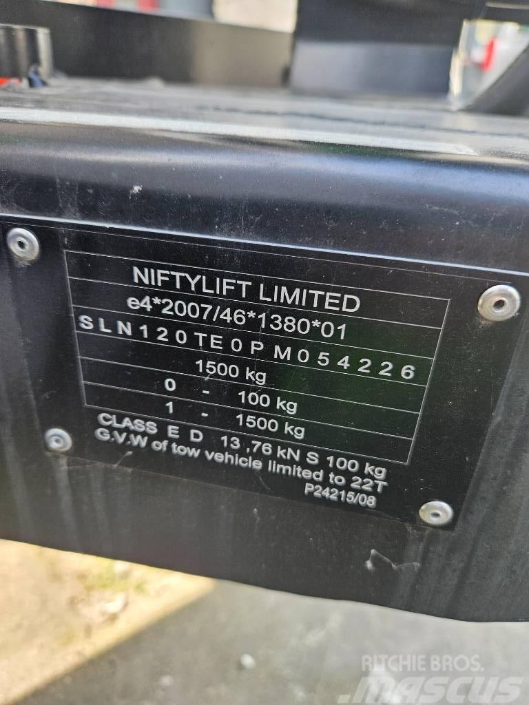 Niftylift 120 T Aanhanger hoogwerkers