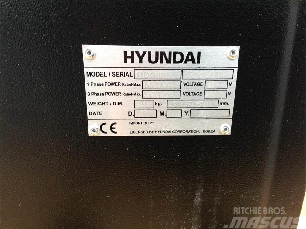 Hyundai Aggregaat HDG 88 Benzine generatoren