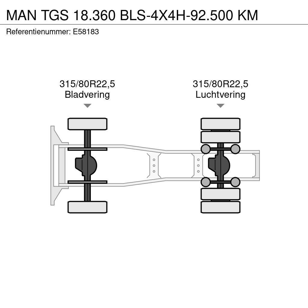 MAN TGS 18.360 BLS-4X4H-92.500 KM Trekkers