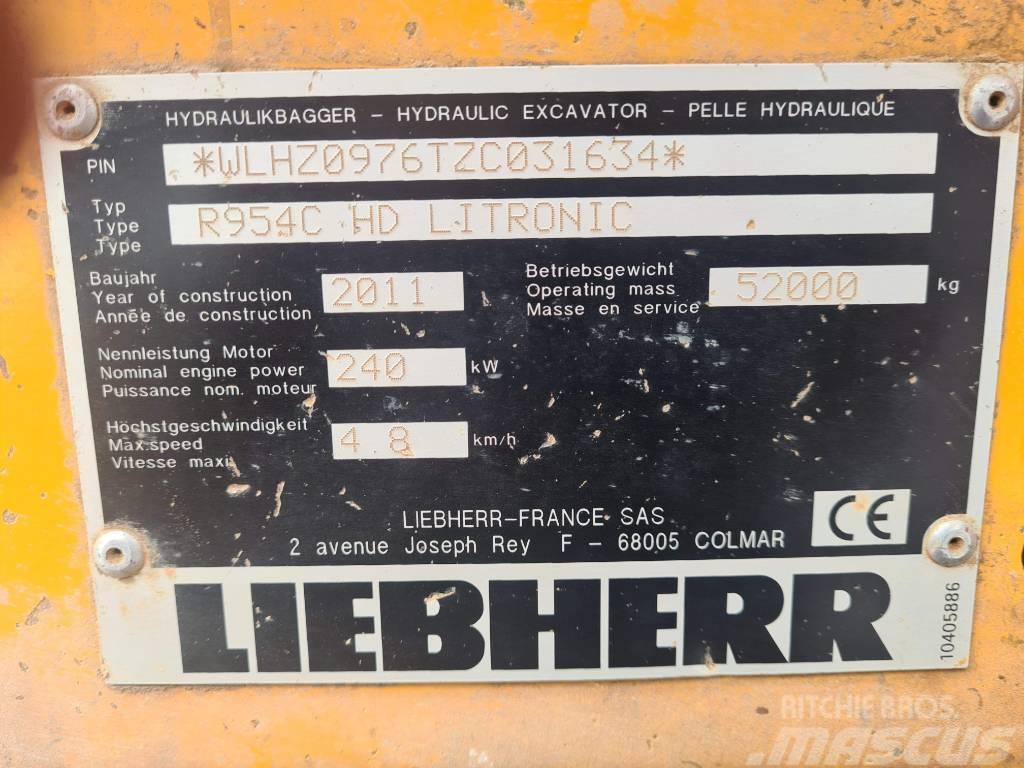 Liebherr 954 C Rupsgraafmachines