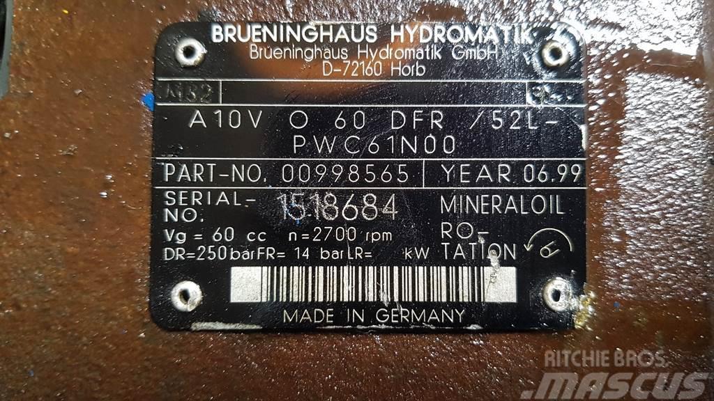 Brueninghaus Hydromatik A10VO60DFR/52L - Load sensing pump Hydraulics