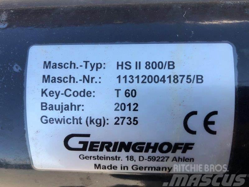 Geringhoff HS II 800 B Accessoires voor maaidorsmachines