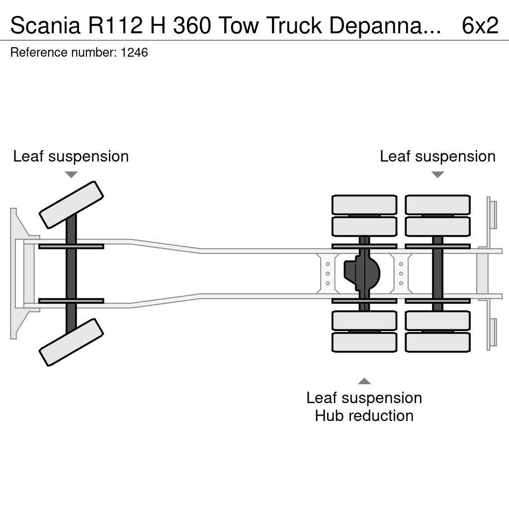 Scania R112 H 360 Tow Truck Depannage Crane Winch Remote Sleepwagens