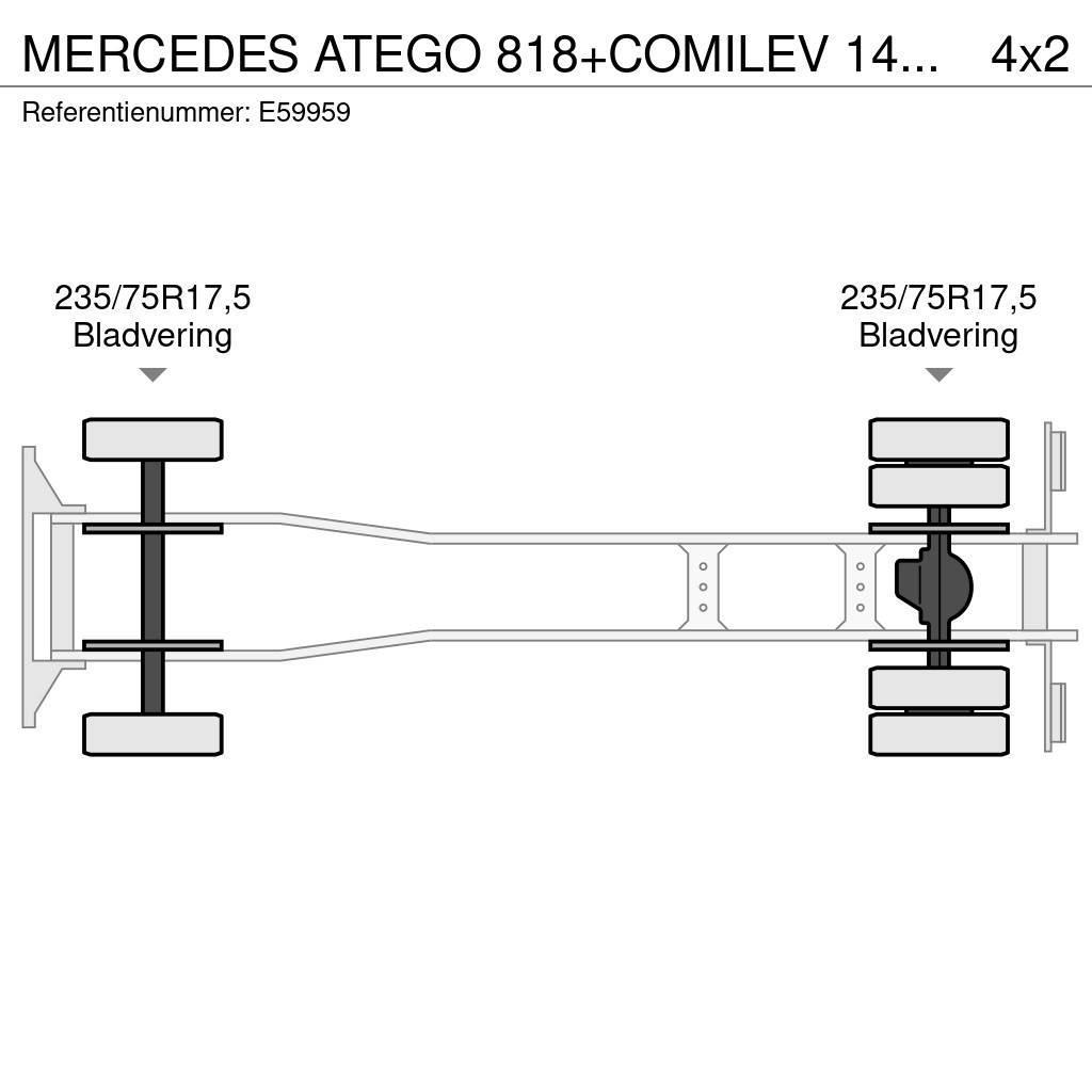 Mercedes-Benz ATEGO 818+COMILEV 140 TPC Auto hoogwerkers
