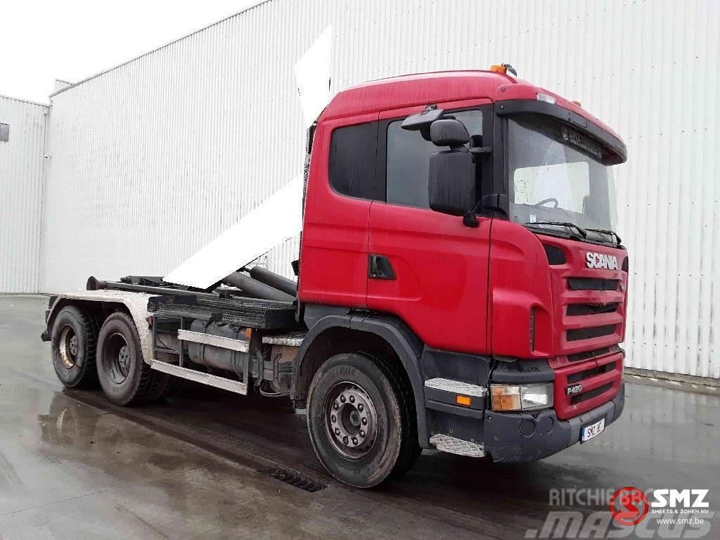 Scania R 420 6x4 498"km Chassis met cabine