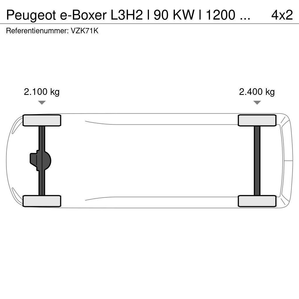 Peugeot e-Boxer L3H2 l 90 KW l 1200 KM l AIRCO l NAVI l CA Gesloten opbouw