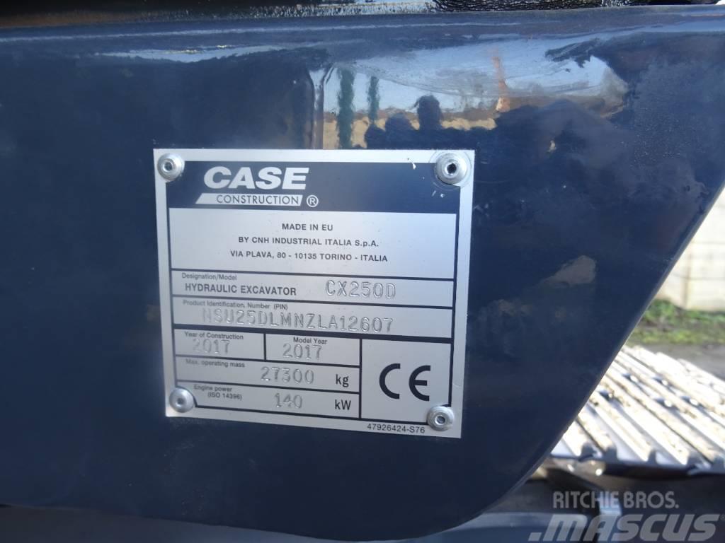 CASE CX 250 D Rupsgraafmachines
