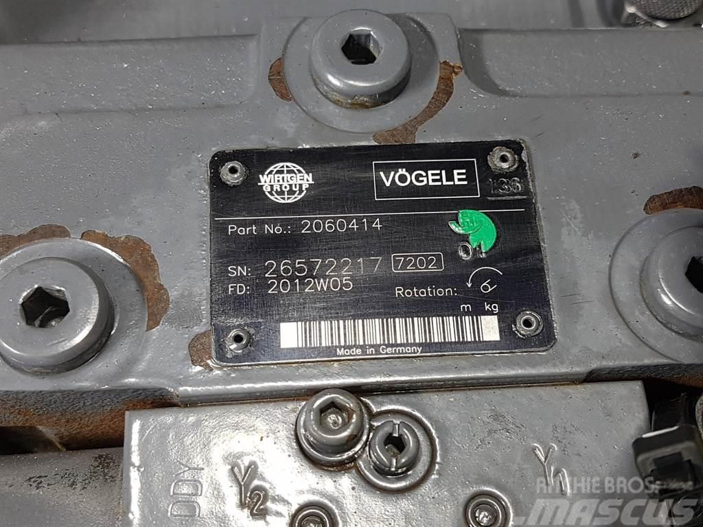 Vögele 2060414 (A10VG45+A10VG28) - Drive pump/Fahrpumpe/R Hydraulics