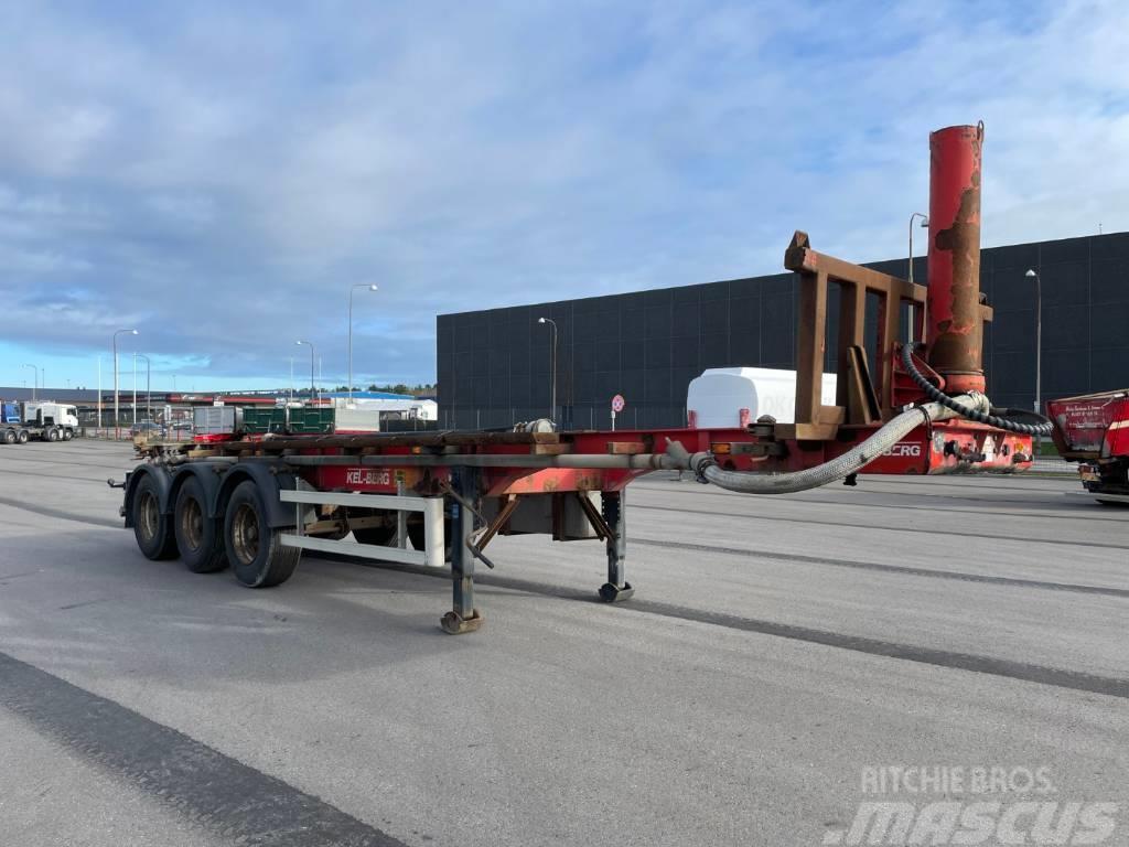Kel-Berg 3 axle Tip Chassis / Tipper / Kipper Container transport