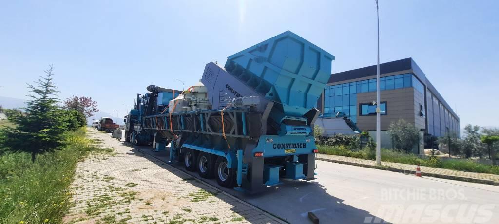 Constmach 250 TPH Mobile Jaw Crushing Plant - Stone Crusher Mobile crushers