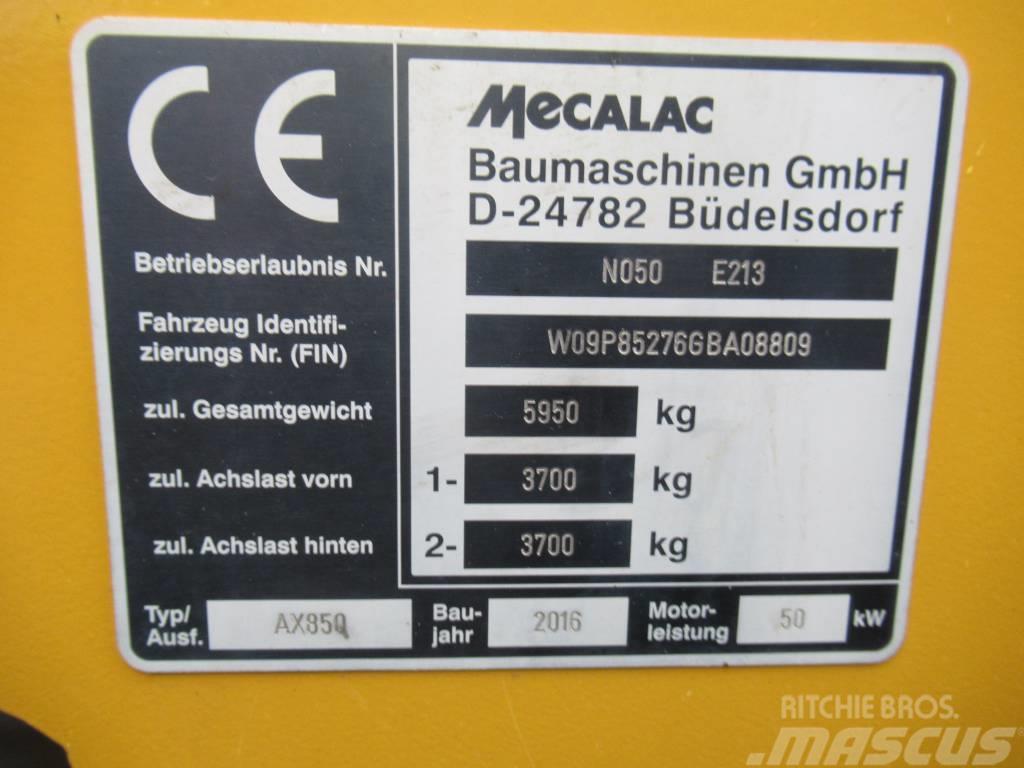 Mecalac AX 850 35KM/H Wielladers