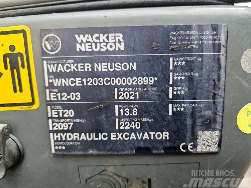 Wacker Neuson ET 20 Minigraafmachines < 7t