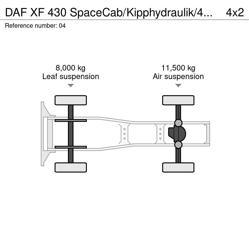 DAF XF 430 SpaceCab/Kipphydraulik/452 tkm/Euro 6 Trekkers