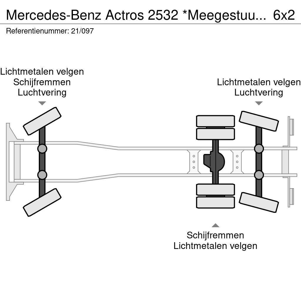 Mercedes-Benz Actros 2532 *Meegestuurd as*Bluetooth*Airco*Cruise Vrachtwagen met containersysteem