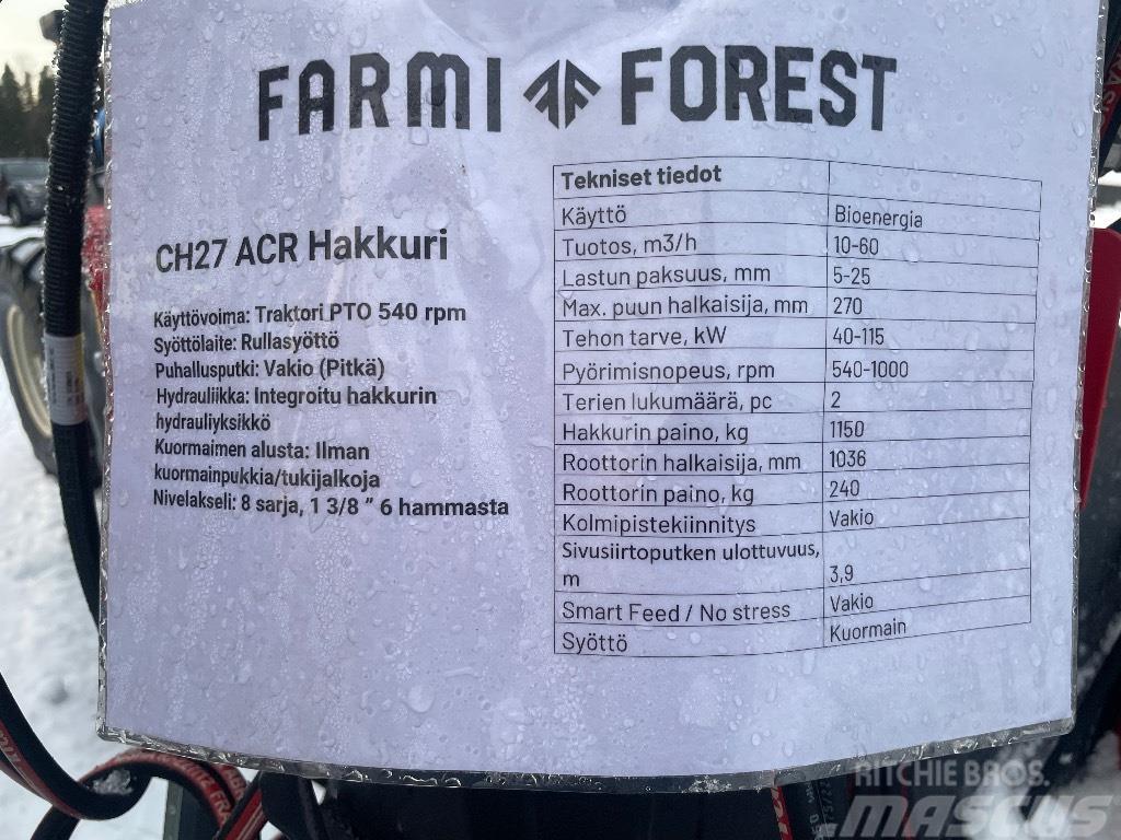 Farmi Forest CH27 Houtversnipperaars