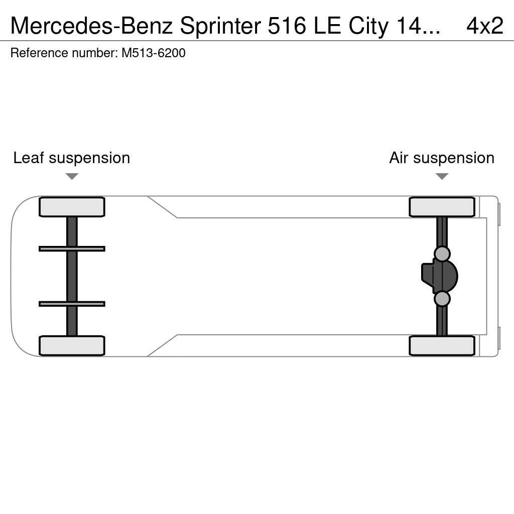 Mercedes-Benz Sprinter 516 LE City 14 PCS AVAILABLE / PASSANGERS Stadsbus