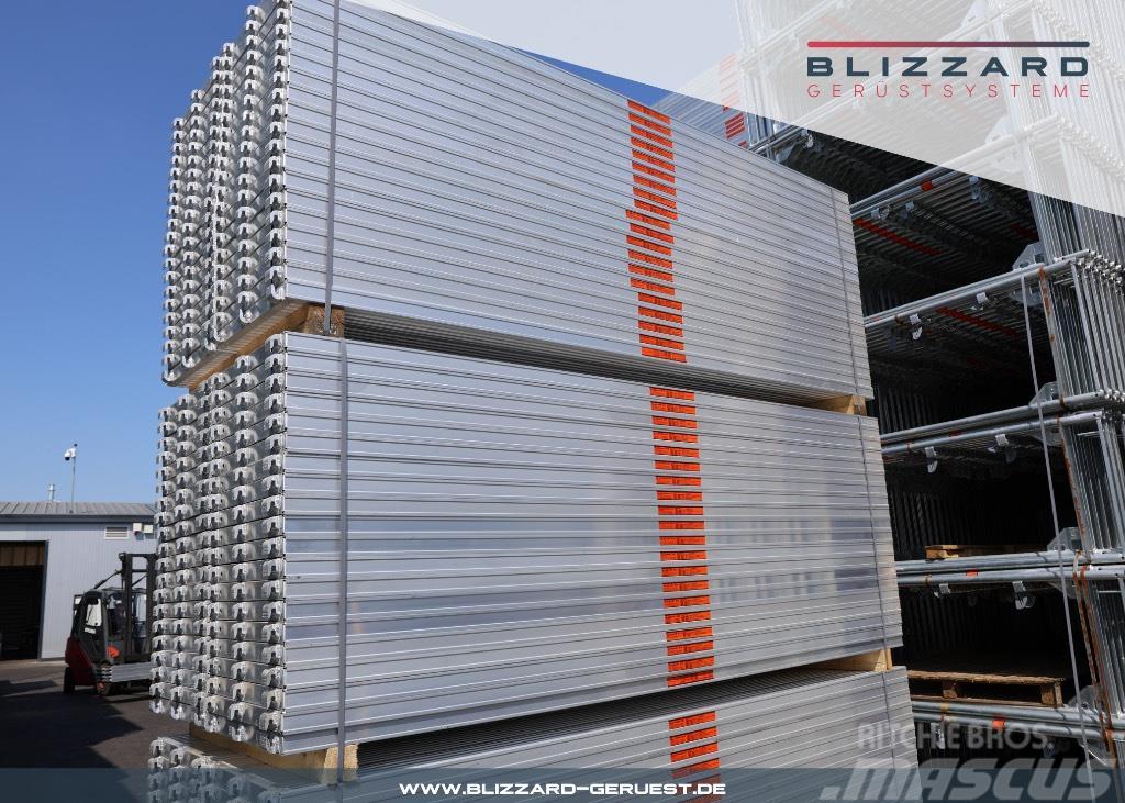 Blizzard S70 130,16 m² Arbeitsgerüst mit Aluböden Steigermateriaal