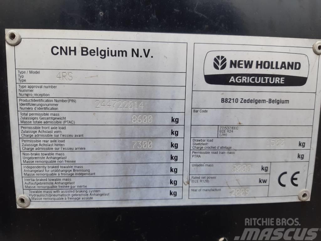 New Holland BB9060 RS, Fyrkantspress Vierkante balenpers