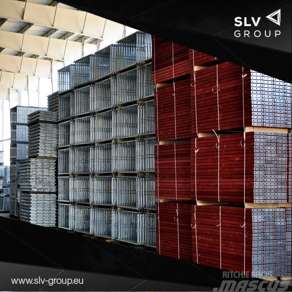  SLV GROUP 500 m2 Gerüst Fassadengerüst Stahl Steigermateriaal