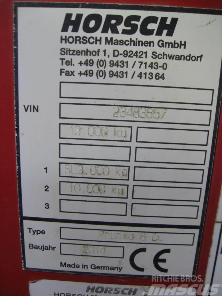 Horsch Pronto 6 DC Zaaicombinaties