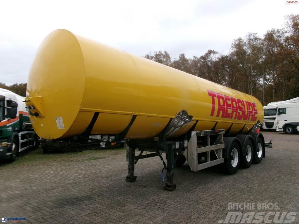  Crane Fruehauf Food (beer) tank inox 30 m3 / 2 com Tankopleggers