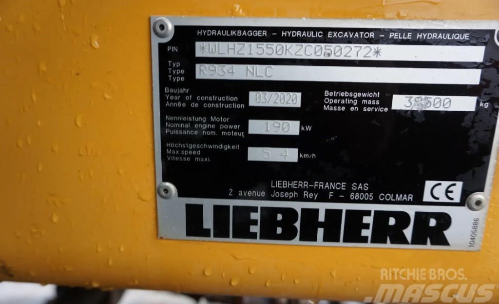 Liebherr R 934 NLC Rupsgraafmachines