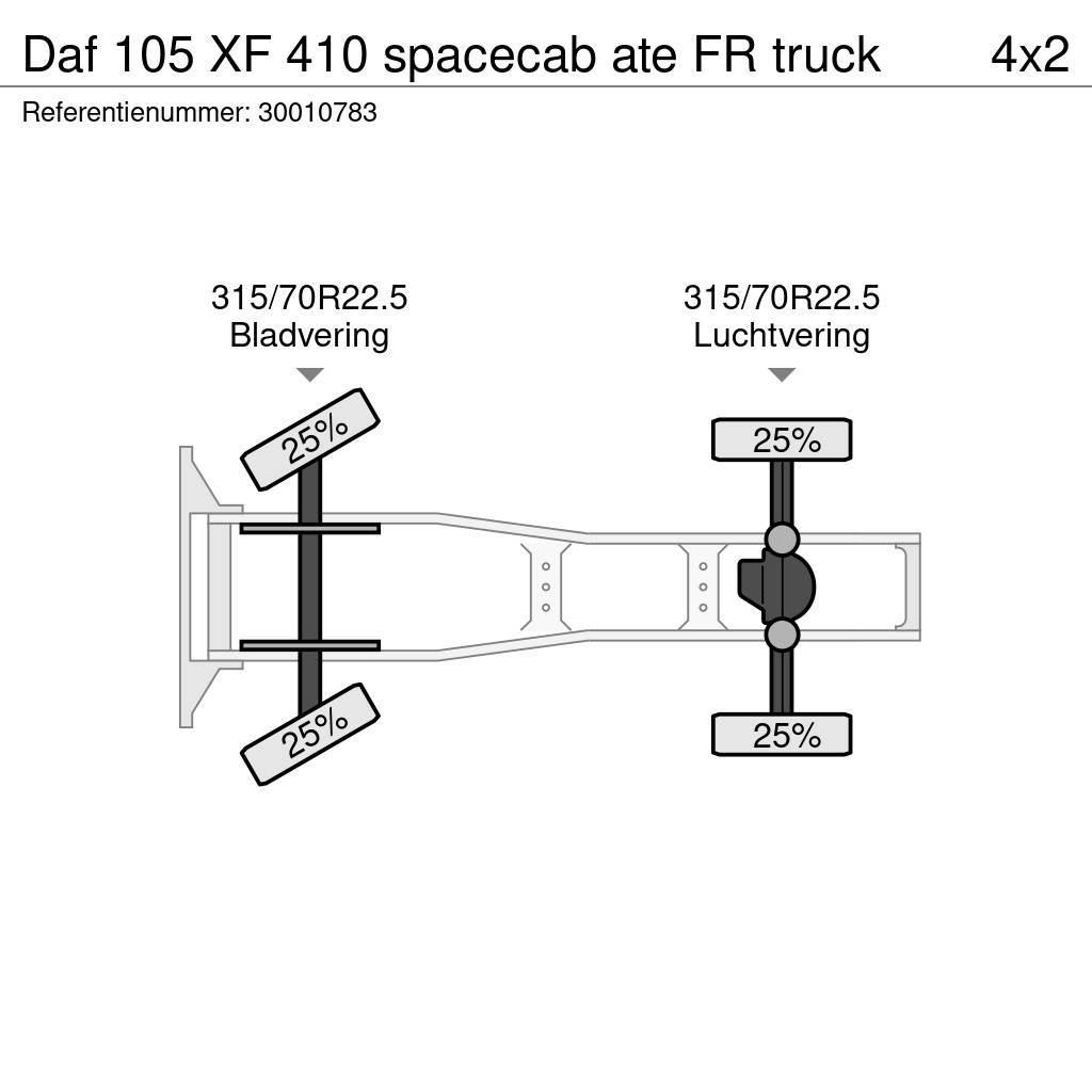 DAF 105 XF 410 spacecab ate FR truck Trekkers