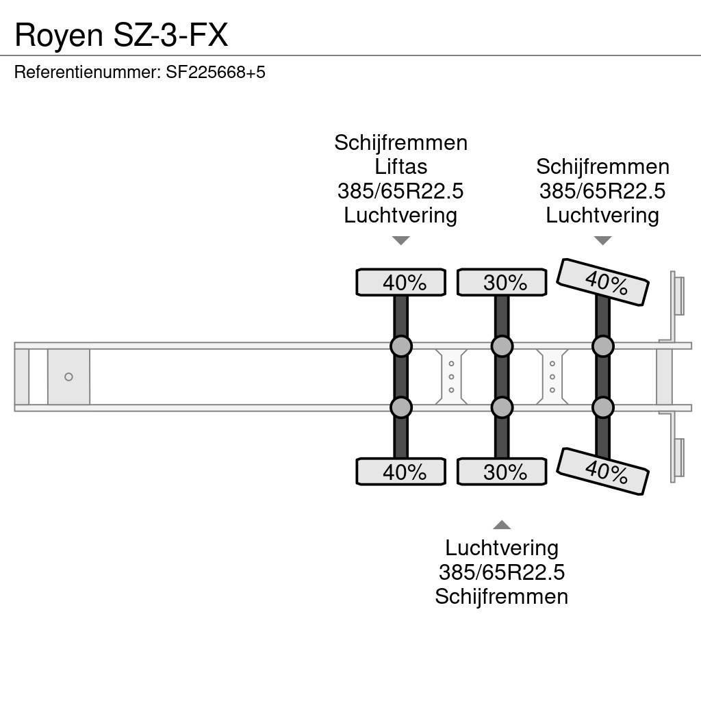  Royen SZ-3-FX Gesloten opleggers