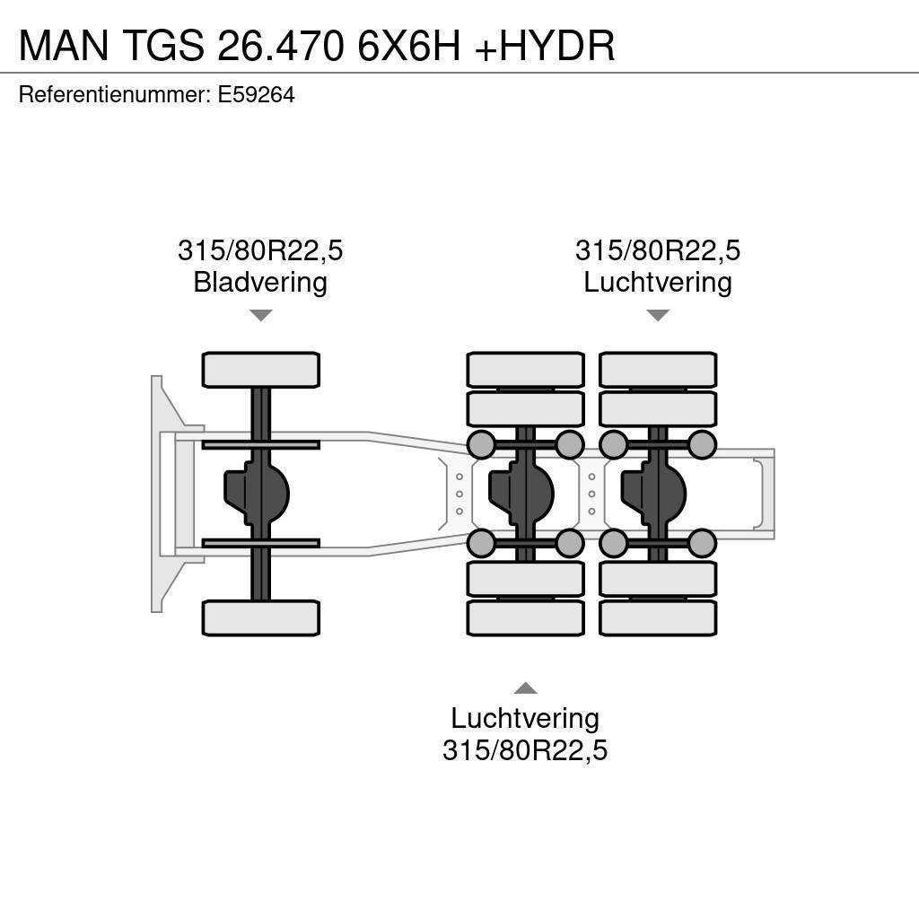 MAN TGS 26.470 6X6H +HYDR Trekkers