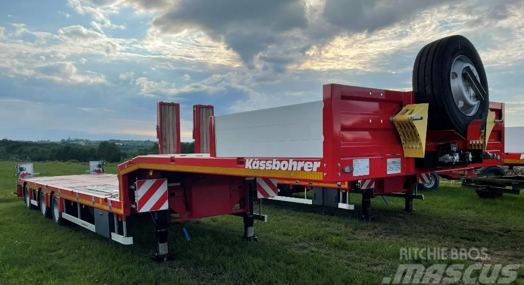 Kässbohrer Maskintrailer 3-axlig Low loader-semi-trailers