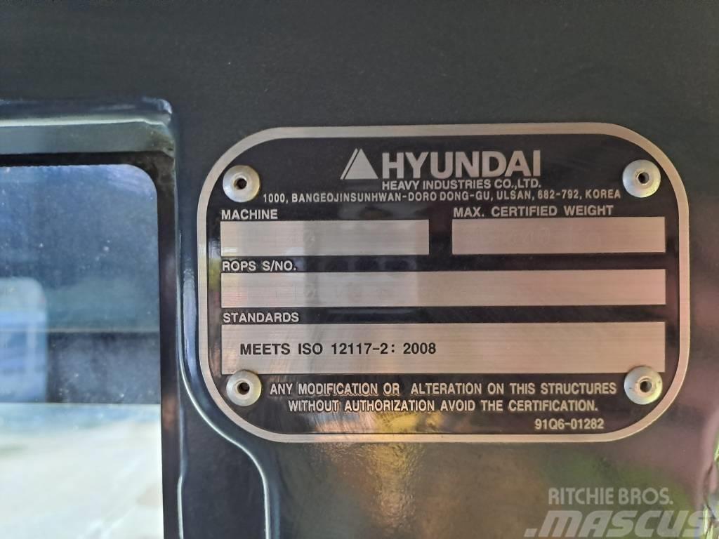 Hyundai HX 140 W Wielgraafmachines
