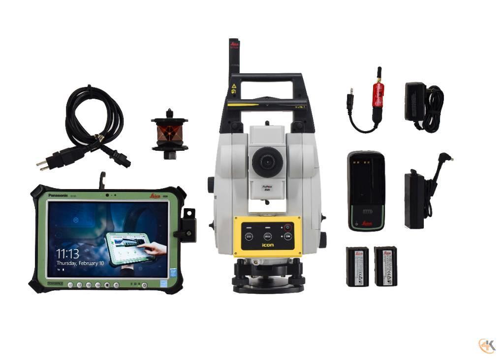 Leica Used iCR70 5" Robotic Total Station w/ CS35 & iCON Overige componenten