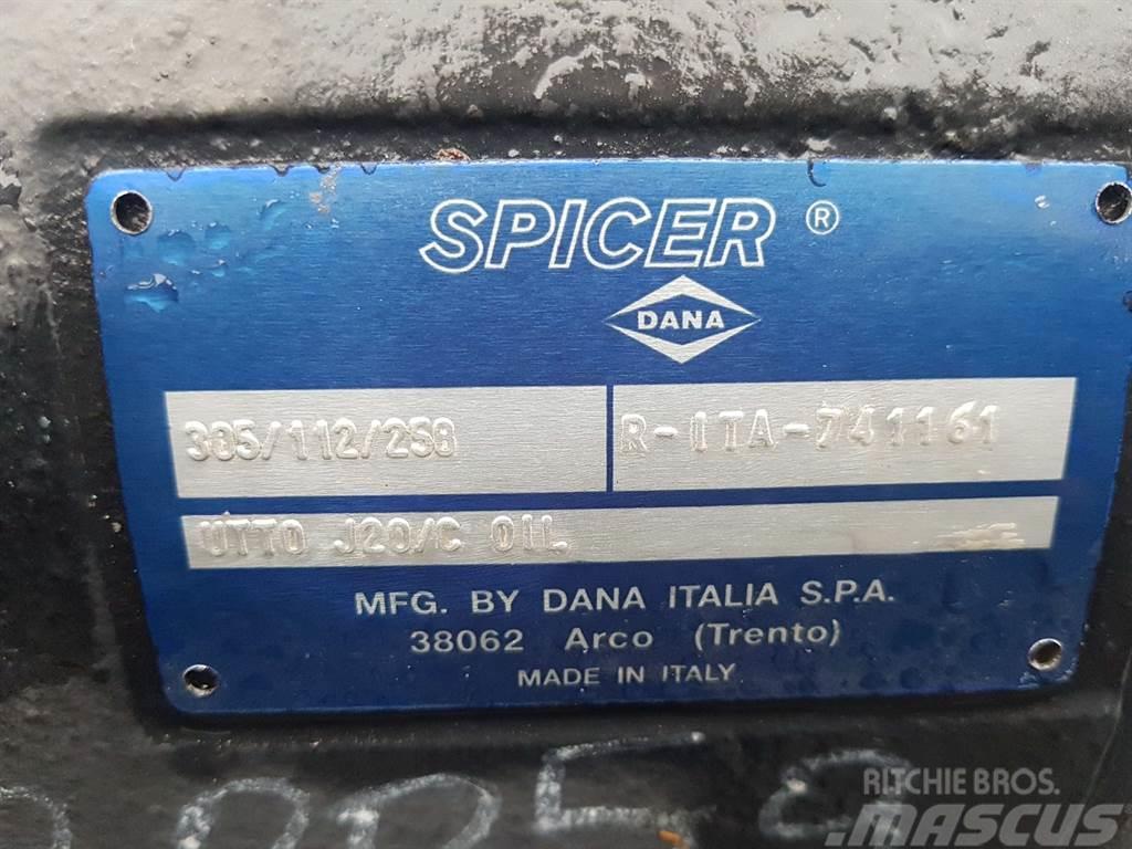 Fantuzzi SF60-EF1200-Spicer Dana 305/112/258-Axle/Achse/As Assen