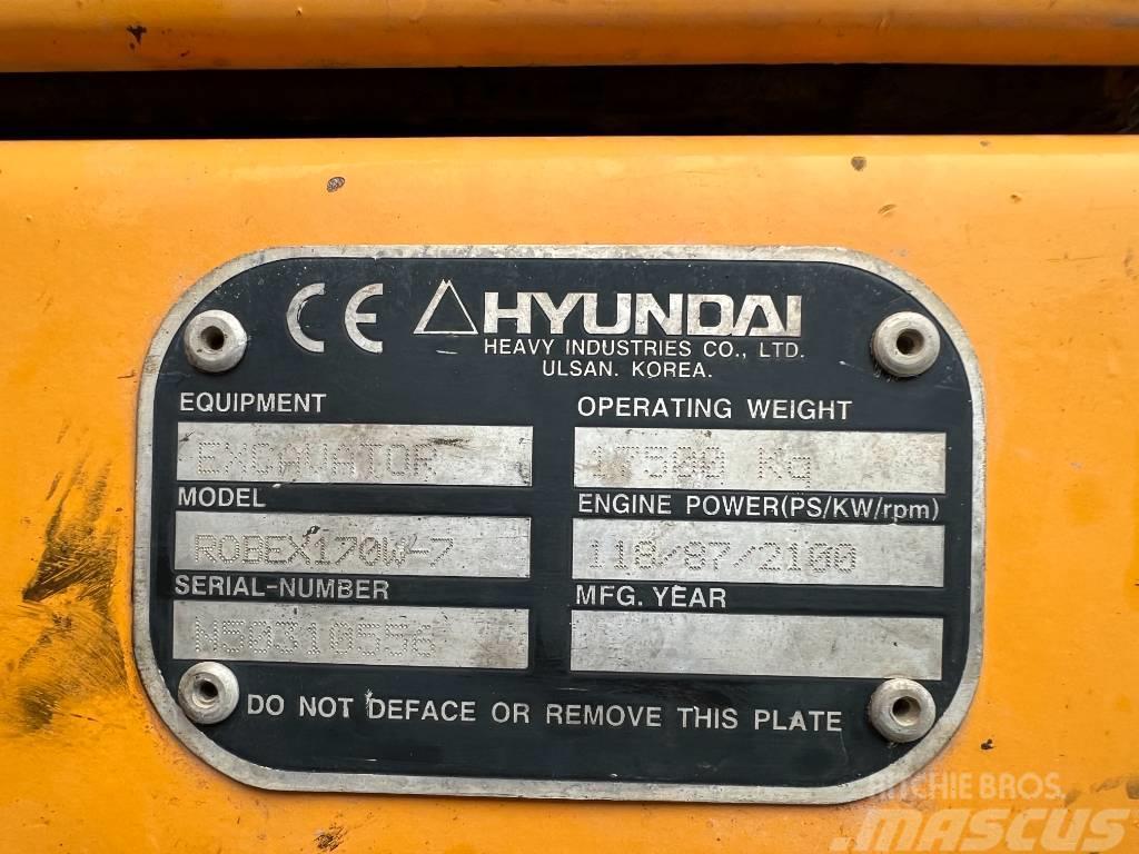 Hyundai R 170W-7 Wielgraafmachines