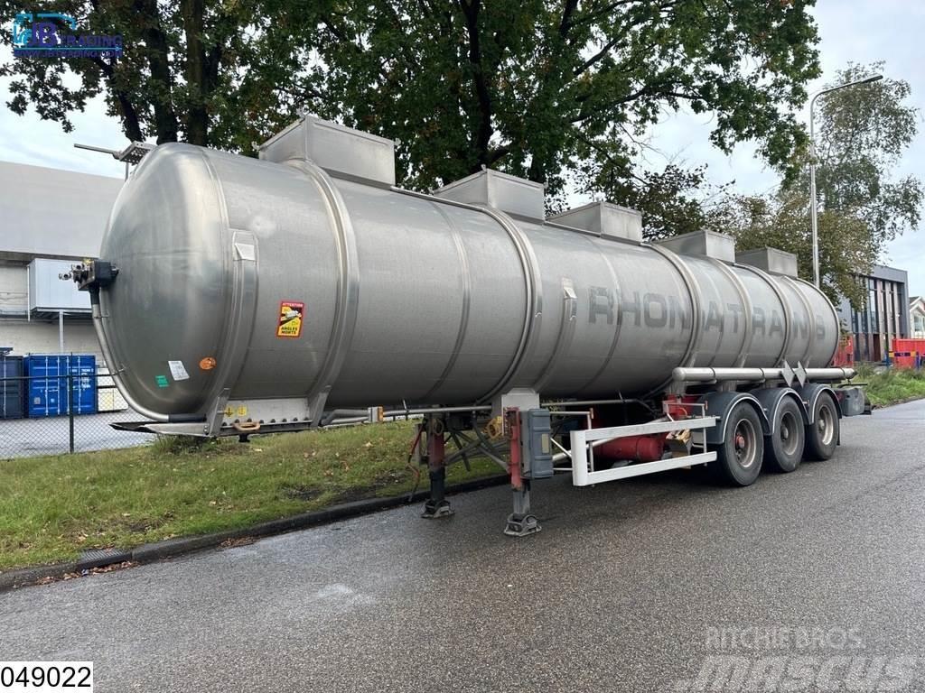 Magyar Chemie 34500 Liter, RVS tank, 1 Compartment Tankopleggers