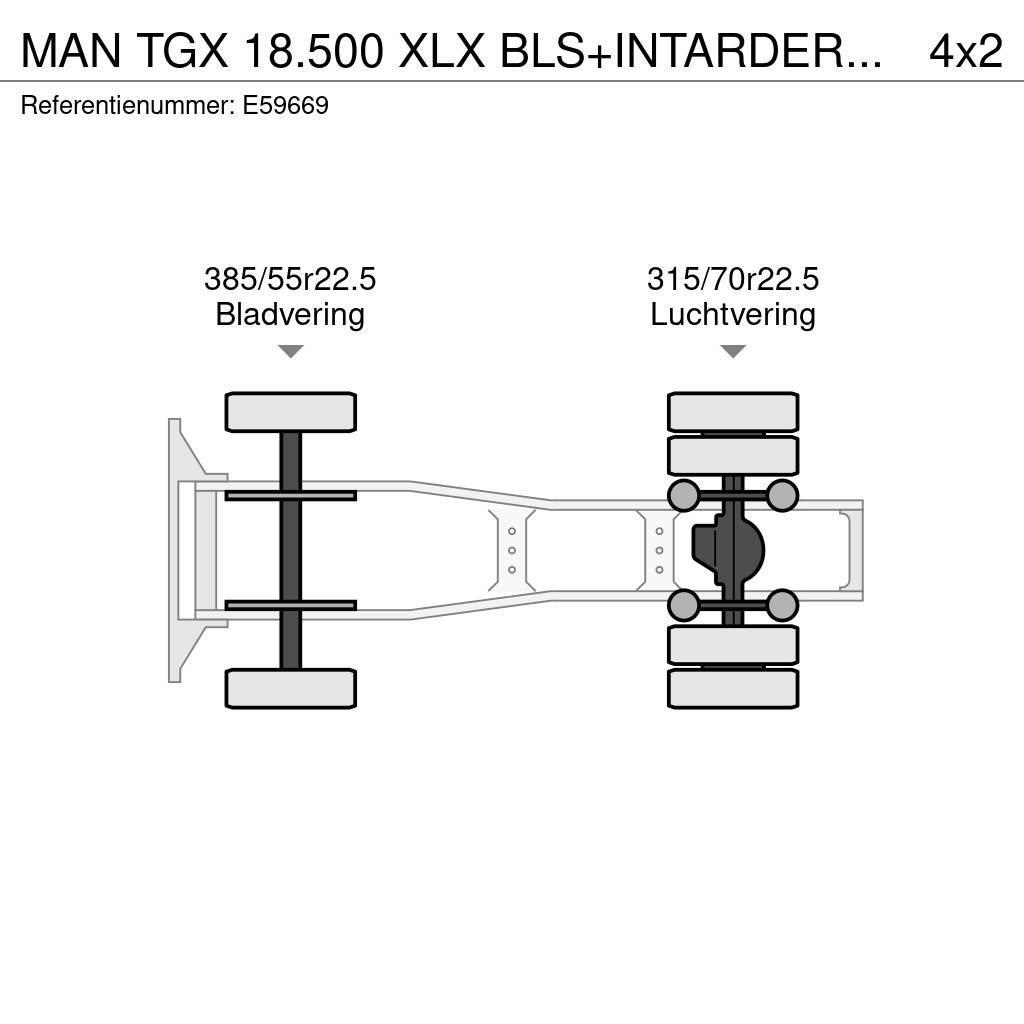 MAN TGX 18.500 XLX BLS+INTARDER-TOP! Trekkers