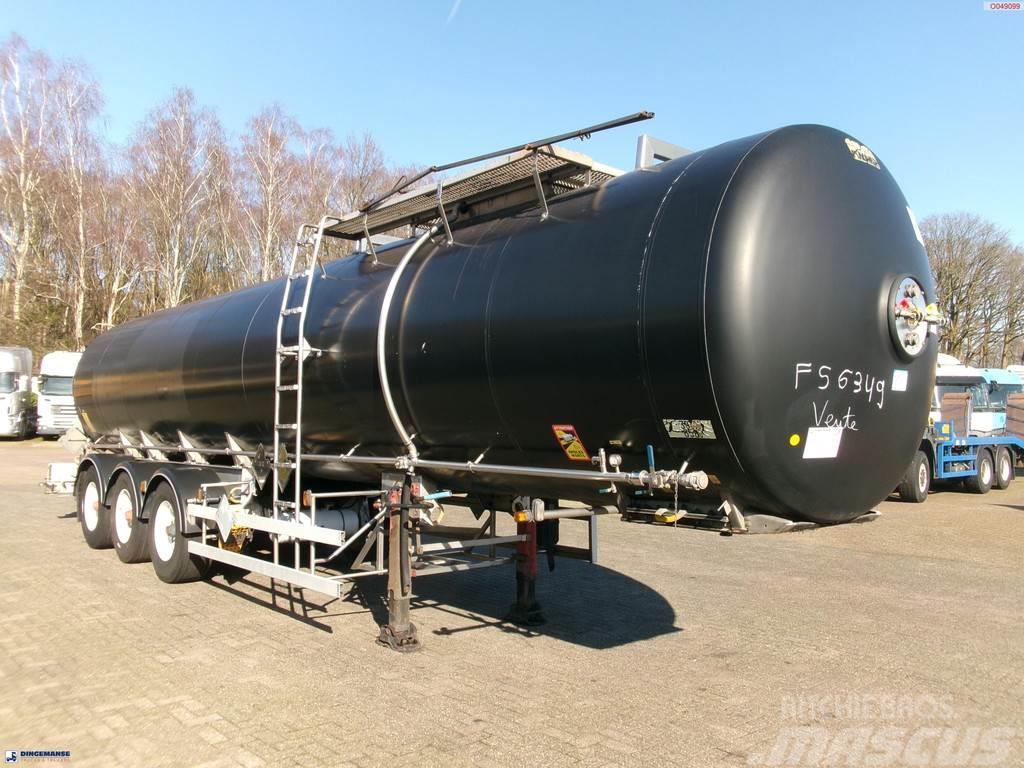 Magyar Bitumen tank inox 32 m3 / 1 comp + ADR Tankopleggers