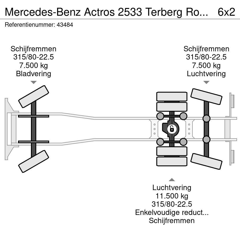 Mercedes-Benz Actros 2533 Terberg RosRoca 23m³ Vuilniswagens