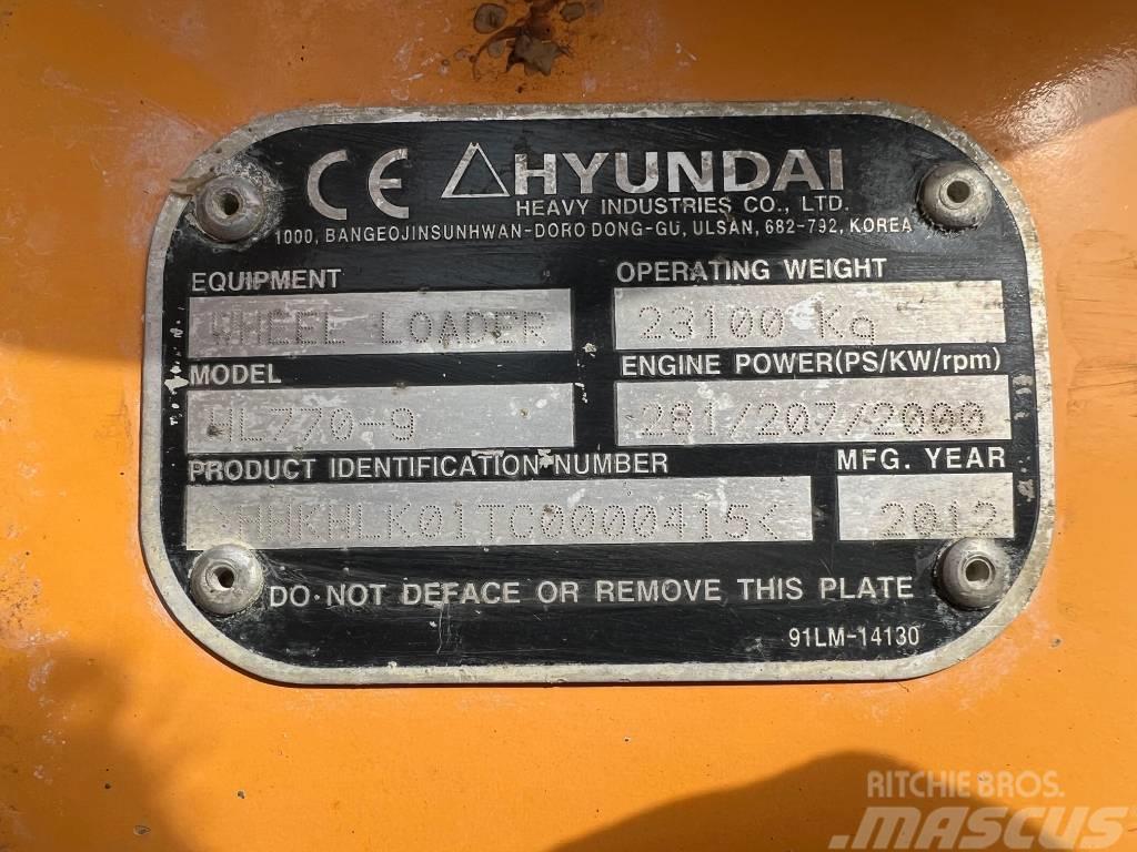 Hyundai HL 770-9 Wielladers