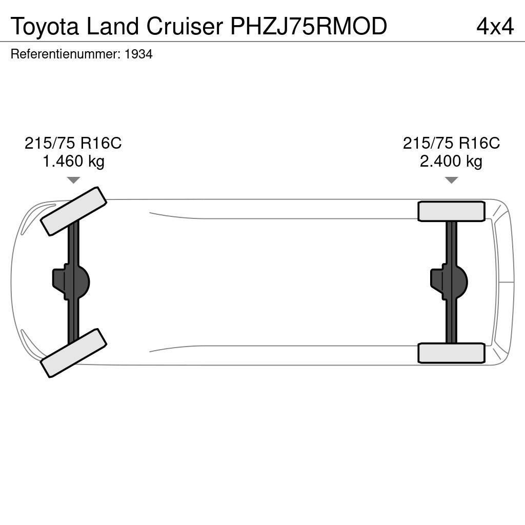 Toyota Land Cruiser PHZJ75RMOD Sleepwagens