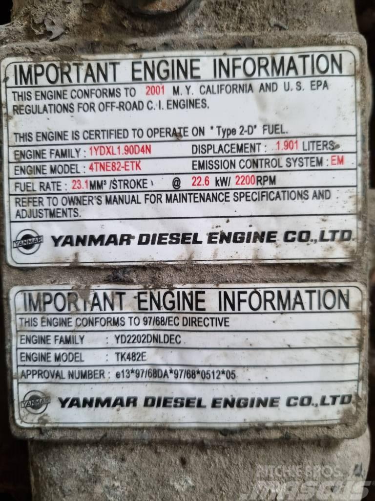 Yanmar DIESEL ENGINE TK482E Motoren