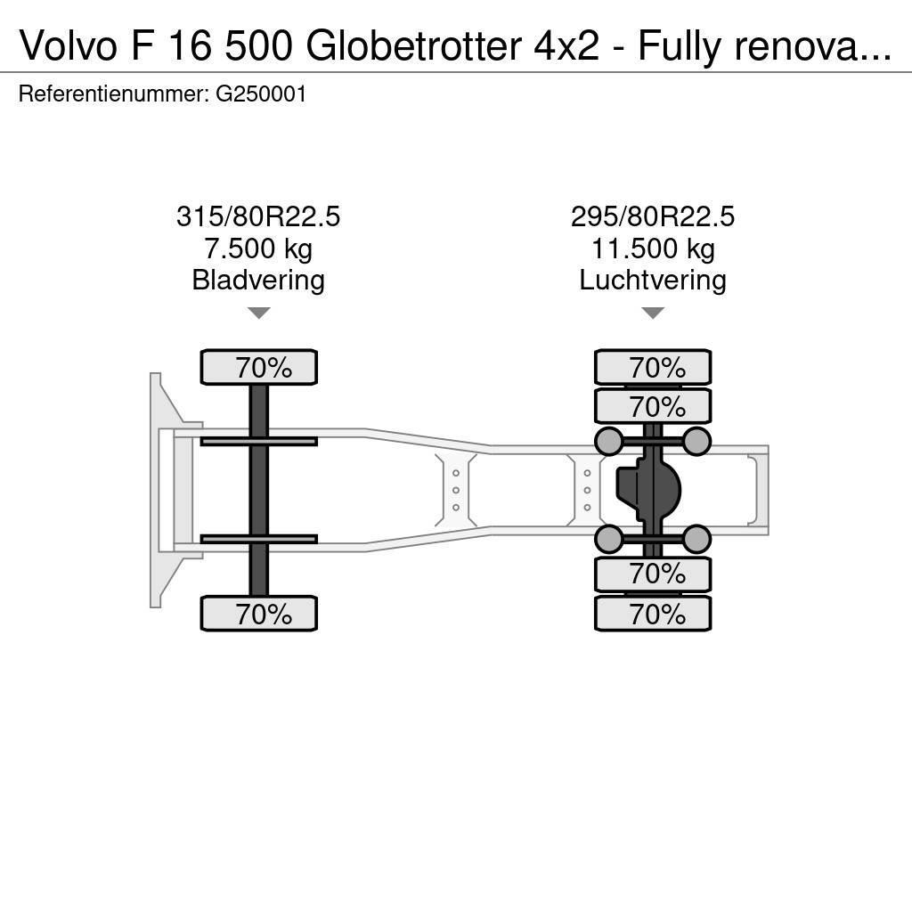 Volvo F 16 500 Globetrotter 4x2 - Fully renovated - Volv Trekkers