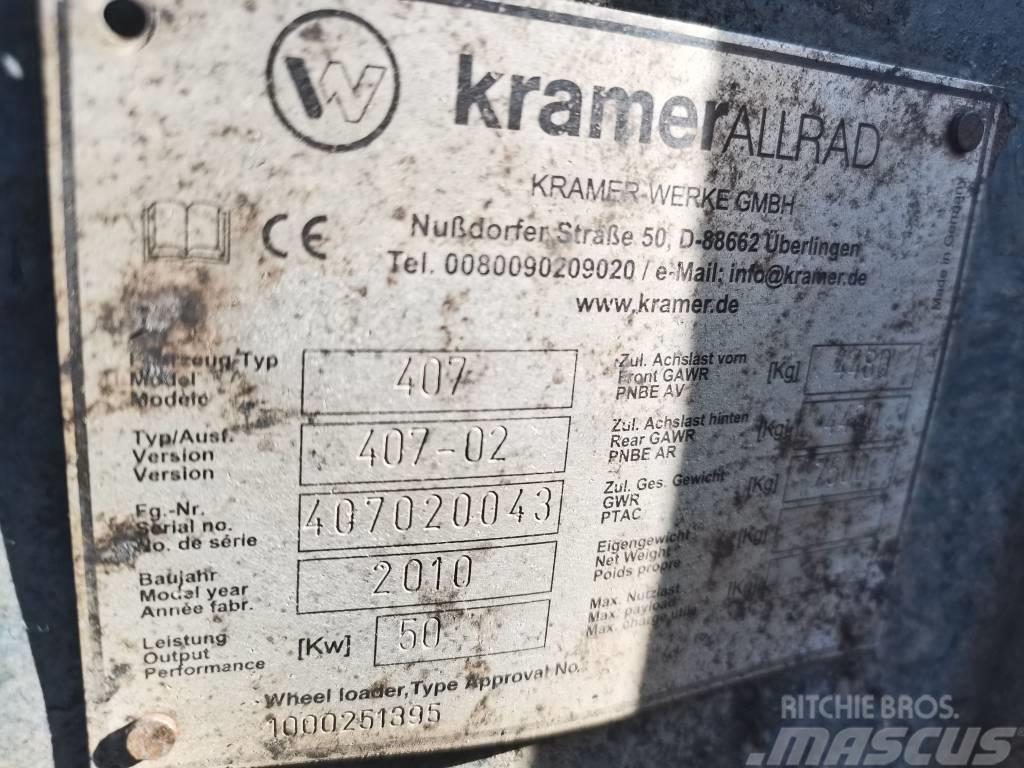 Kramer Allrad 407 KT 2010r.Parts Telescopische wielladers