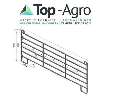 Top-Agro Partition wall door or panel HAP 240 NEW! Voermachines