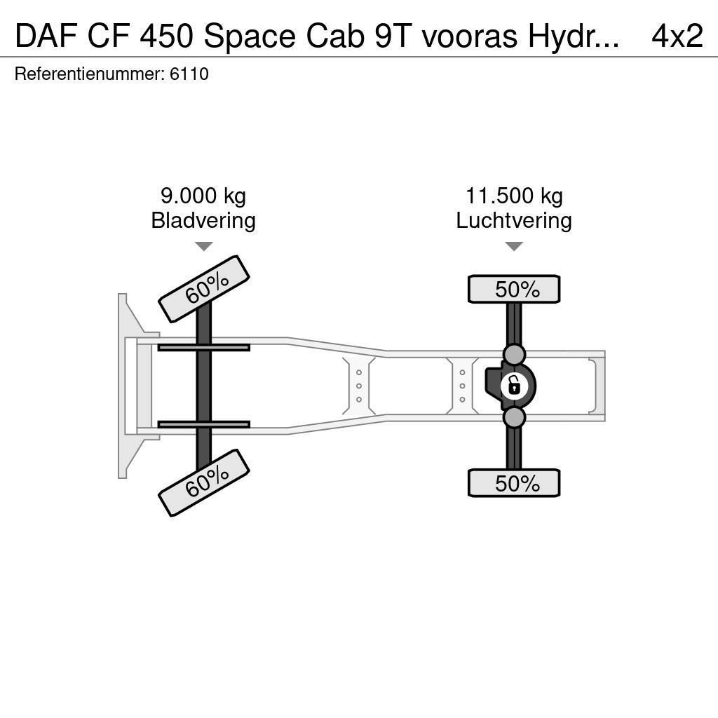 DAF CF 450 Space Cab 9T vooras Hydraulic NL Truck Trekkers