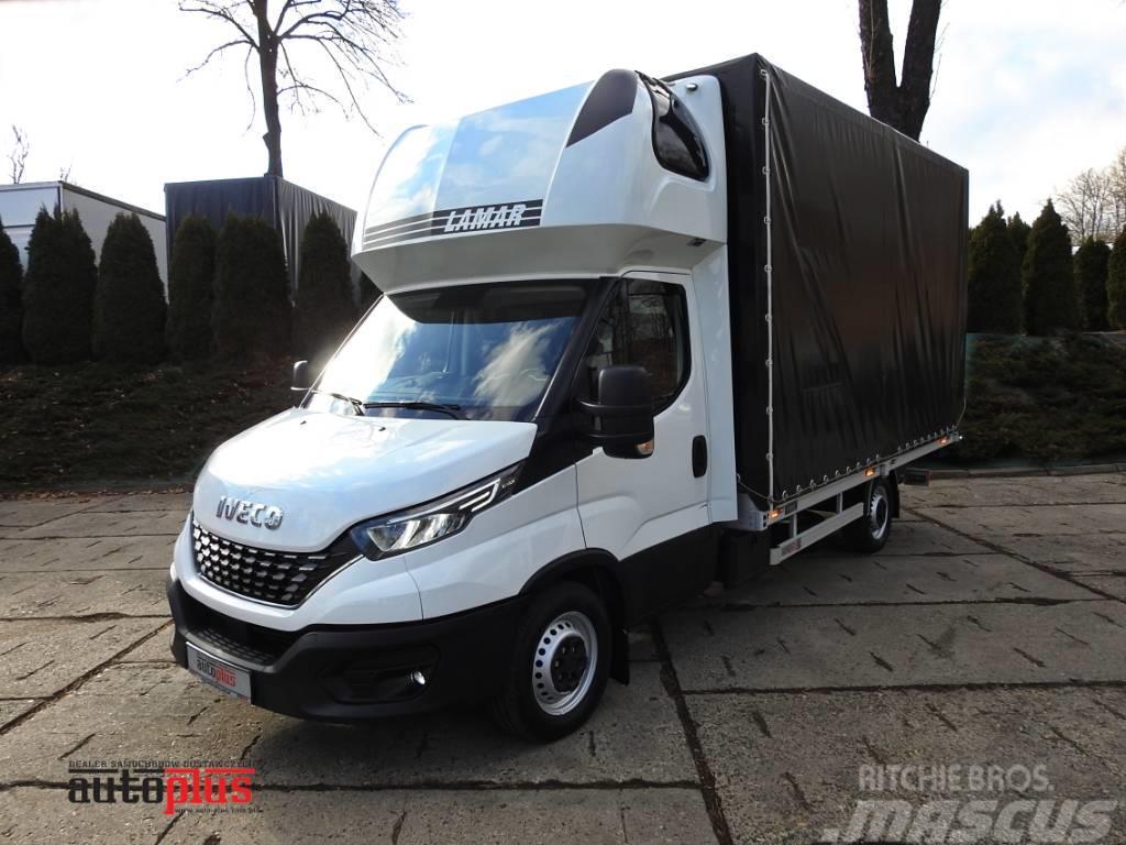 Iveco DAILY 35S18 TARPAULIN 8 PALLETS AUTOMATIC  A/C Gesloten opbouw