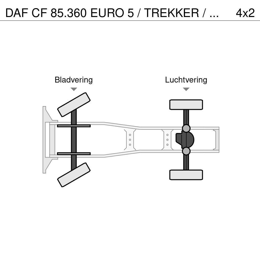 DAF CF 85.360 EURO 5 / TREKKER / BAKWAGEN COMBI / PALF Trekkers