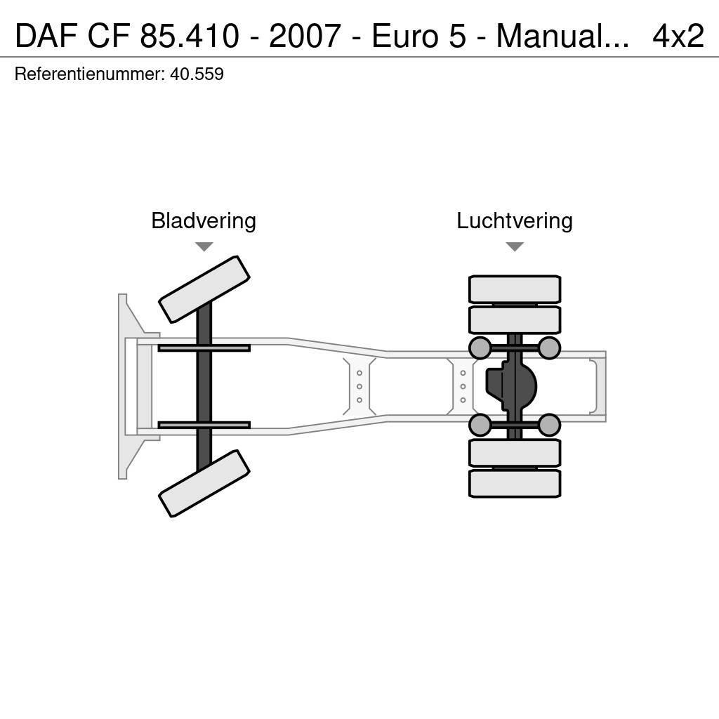 DAF CF 85.410 - 2007 - Euro 5 - Manual ZF - 40.559 Trekkers
